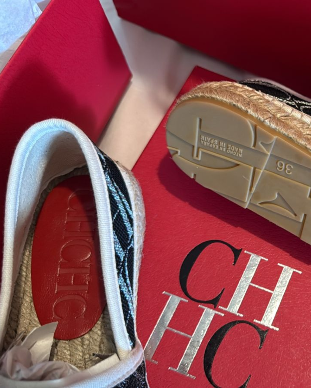 Alpargatas de Lona CH Carolina Herrera de Mujer