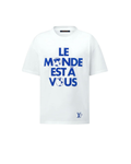 Playera de algodón con motivo gráfico Louis Vuitton