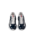 Tenis Prada Americas Cup con paneles y suela gruesa