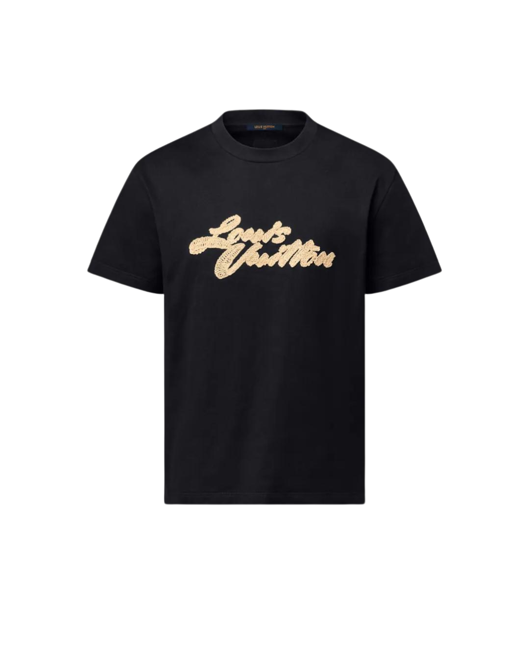 Playera negra de Louis Vuitton Elegante