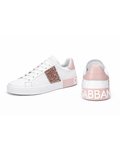 Tenis Dolce & Gabbana con Rosa y Brillos