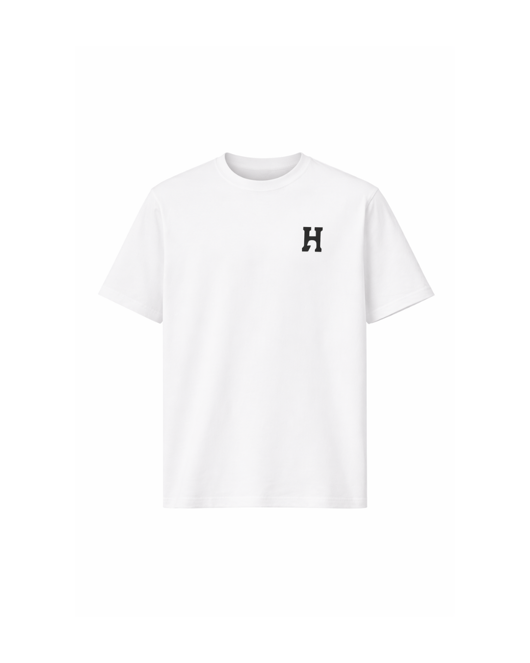 Playera Hermes de Caballero con Logo con Piel
